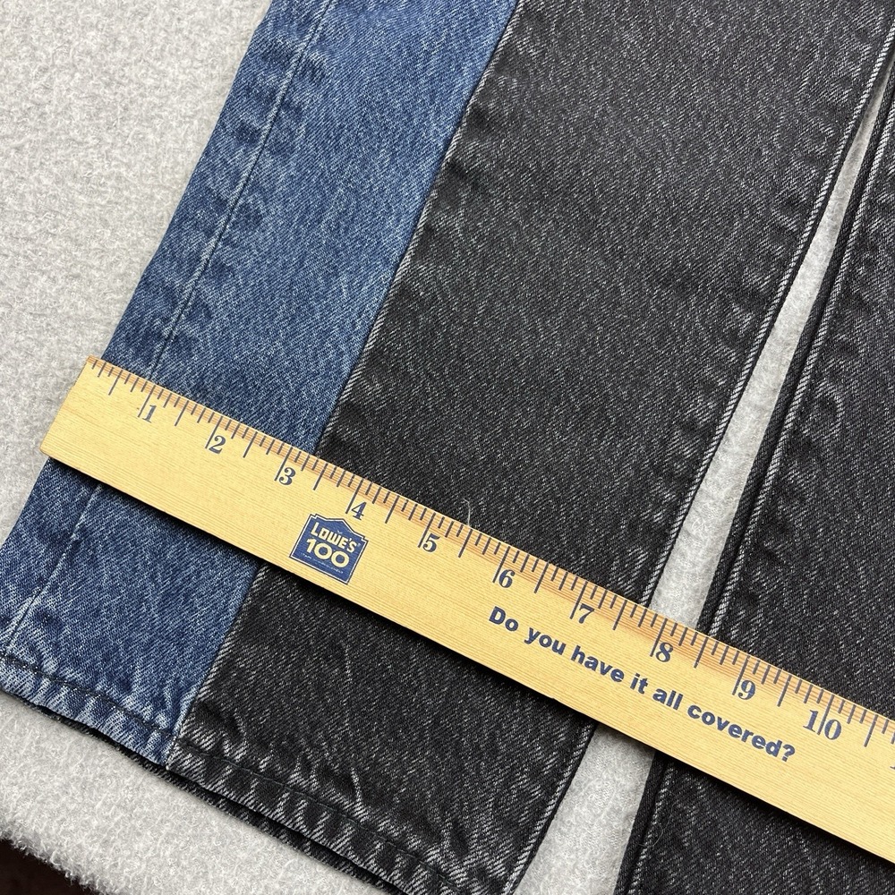 Levis 501 Jeans Men 31x30 Straight Leg Button Fly Denim Blue Black Two Toned NWT - Picture 10 of 10